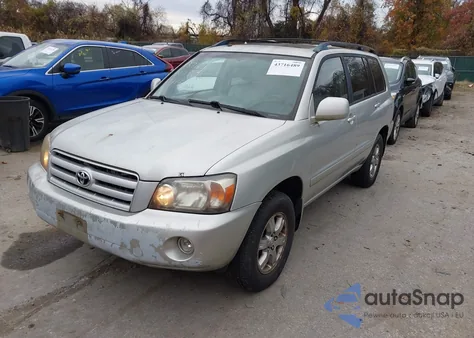 2004 Toyota Highlander V6 z USA, uszkodzony, nr VIN JTEEP21A540034926